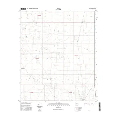 2017 Map of Hobbs SW, 2017 Print