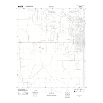 2010 Map of Hobbs West, 2010 Print