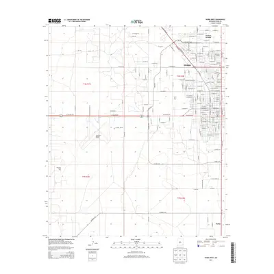 2013 Map of Hobbs West, 2013 Print