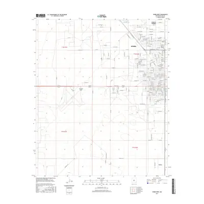 2017 Map of Hobbs West, 2017 Print