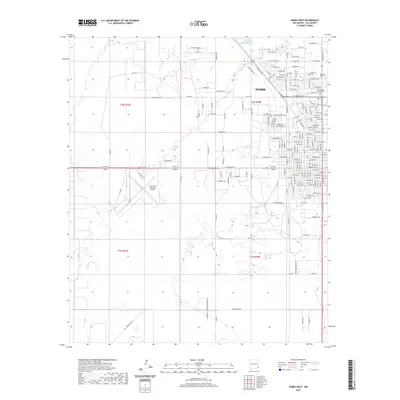 2020 Map of Hobbs West, 2020 Print