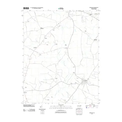 2010 Map of Hobgood, 2010 Print