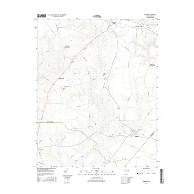 2016 Map of Hobgood, 2016 Print