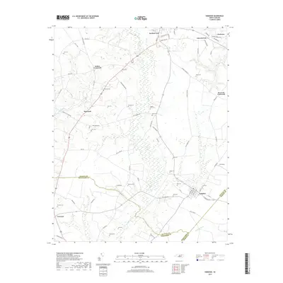 2019 Map of Hobgood, 2019 Print