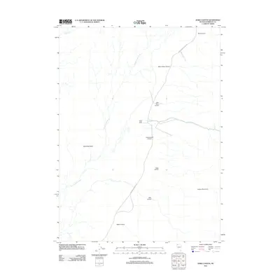2011 Map of Hobo Canyon, 2011 Print