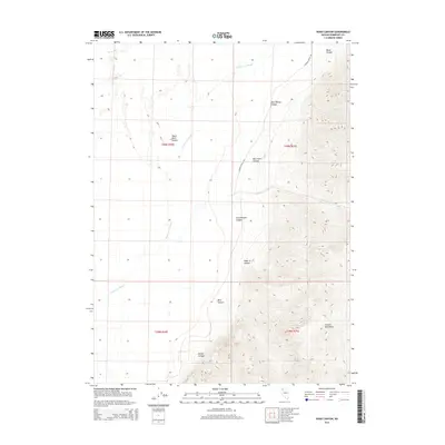 2015 Map of Hobo Canyon, 2015 Print