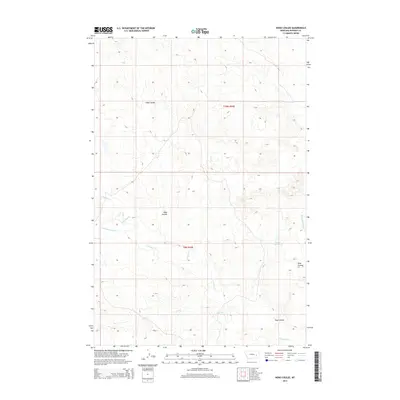 2014 Map of Hobo Coulee, 2014 Print