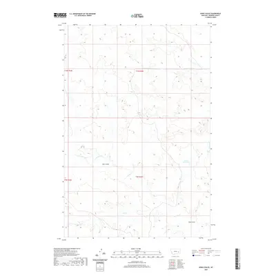 2020 Map of Hobo Coulee, 2020 Print