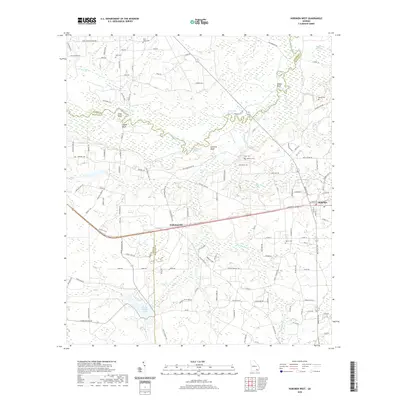 2020 Map of Hoboken West, 2020 Print