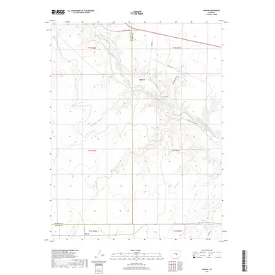 2019 Map of Hobson, 2019 Print