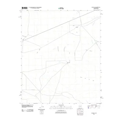 2010 Map of Hockett, 2010 Print