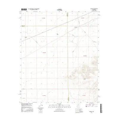 2017 Map of Hockett, 2017 Print
