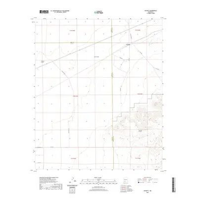 2020 Map of Hockett, 2020 Print