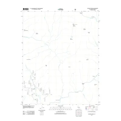 2012 Map of Hockett Peak, 2012 Print