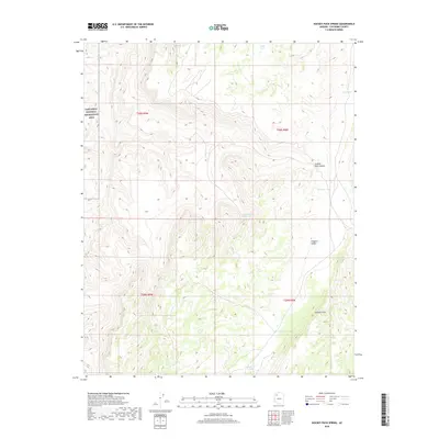 2018 Map of Hockey Puck Spring, 2018 Print