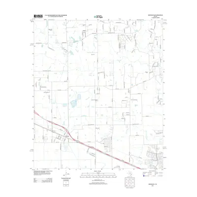 2013 Map of Hockley, 2013 Print