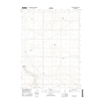 2017 Map of Hodge Station, 2017 Print