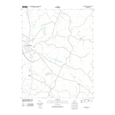 2010 Map of Hodgenville, 2010 Print