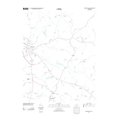 2013 Map of Hodgenville, 2013 Print