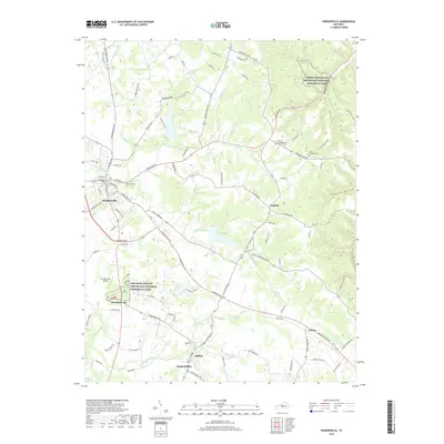 2019 Map of Hodgenville, 2019 Print