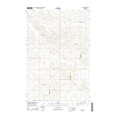 2014 Map of Hodges, 2014 Print