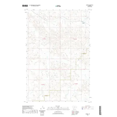 2020 Map of Hodges, 2020 Print