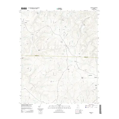 2014 Map of Hodges, 2014 Print