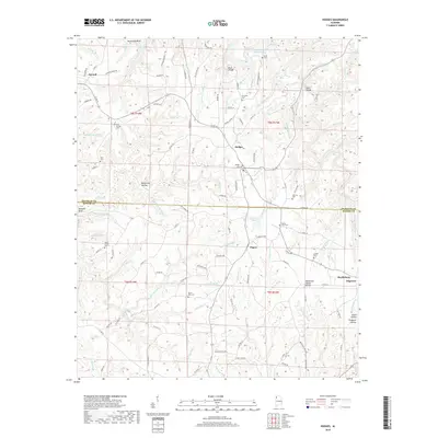 2018 Map of Hodges, 2018 Print