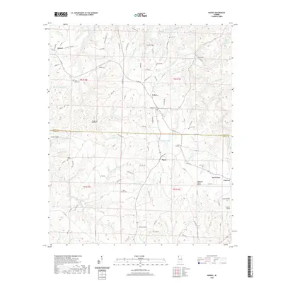 2020 Map of Hodges, 2020 Print