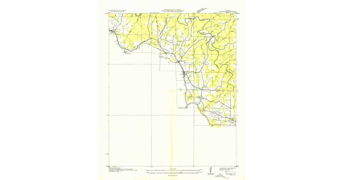 Old Maps of Hackleburg, AL | Pastmaps