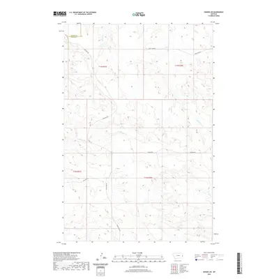 2020 Map of Hodges SW, 2020 Print