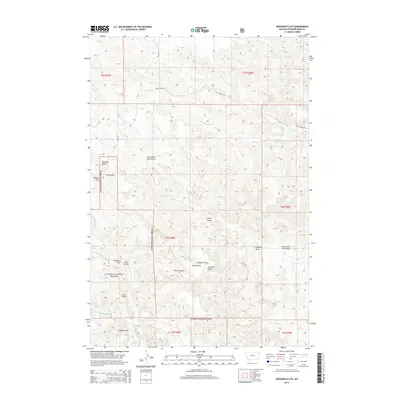 2014 Map of Hodsdon Flats, 2014 Print