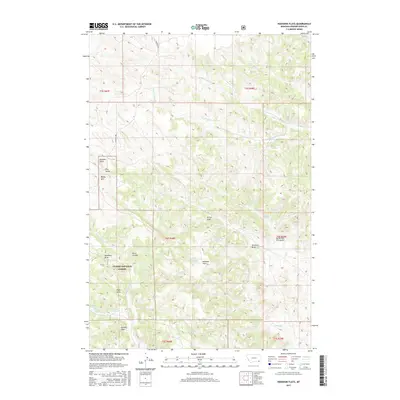 2017 Map of Hodsdon Flats, 2017 Print