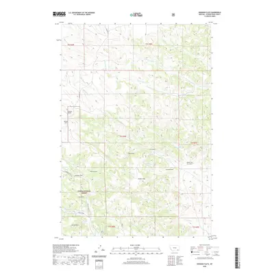 2020 Map of Hodsdon Flats, 2020 Print
