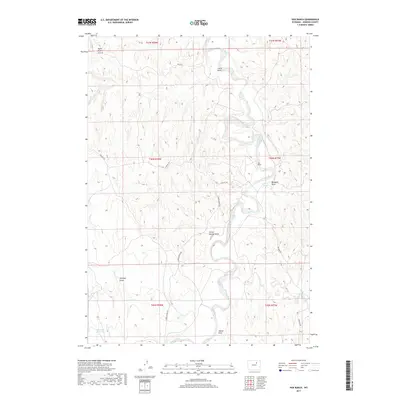 2017 Map of Hoe Ranch, 2017 Print