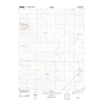 2013 Map of Hoehne, 2013 Print