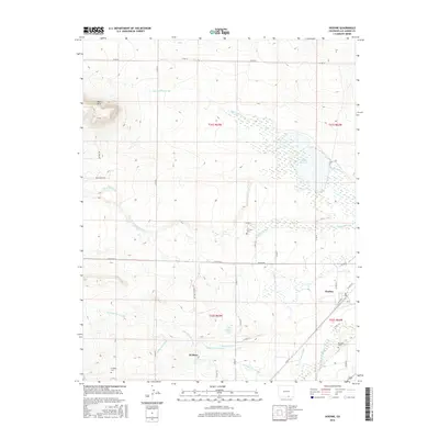 2016 Map of Hoehne, 2016 Print