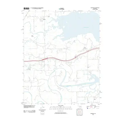 2010 Map of Hoffman, 2010 Print