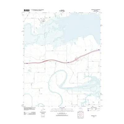 2012 Map of Hoffman, 2012 Print