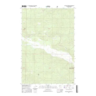 2017 Map of Hoffstadt Mountain, 2017 Print