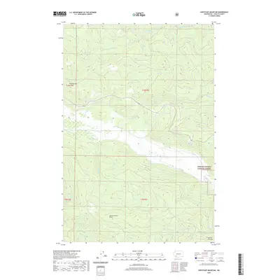 2020 Map of Hoffstadt Mountain, 2020 Print