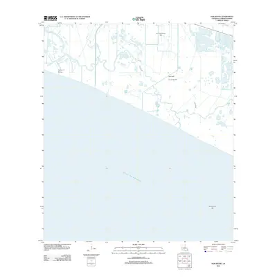 2012 Map of Hog Bayou, 2012 Print