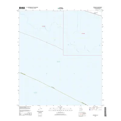 2015 Map of Hog Bayou, 2015 Print
