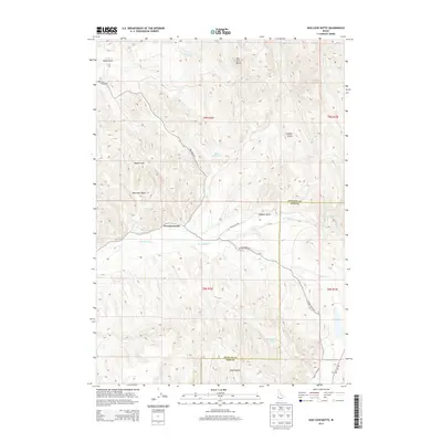 2013 Map of Hog Cove Butte, 2013 Print