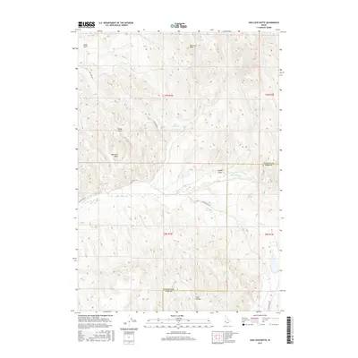 2017 Map of Hog Cove Butte, 2017 Print