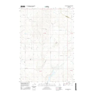 2017 Map of Hog Creek Butte, 2017 Print