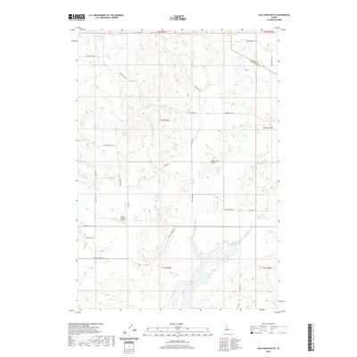 2020 Map of Hog Creek Butte, 2020 Print