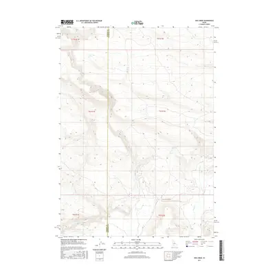 2017 Map of Hog Creek, 2017 Print