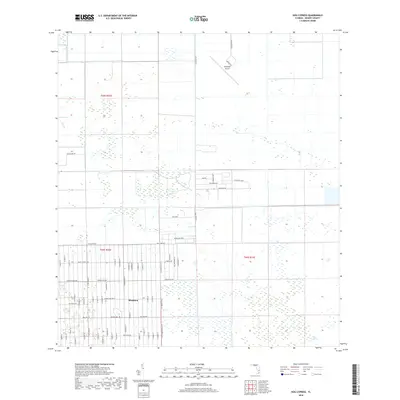 2018 Map of Hog Cypress, 2018 Print
