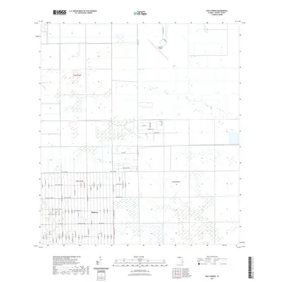 2021 Map of Hog Cypress, 2021 Print